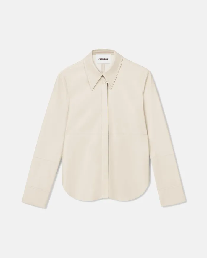Nanushka Tops Naum Creme 8211 Women