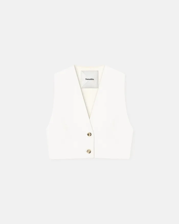 Nanushka Tops Suree Off White 8211 Women