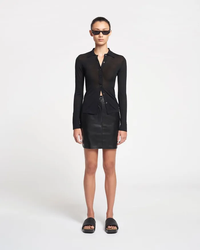 Nanushka Tops Thalia Black 8211 Women