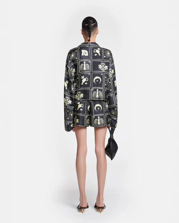 Nanushka Tops Vally Folk Art Black 8211 Women