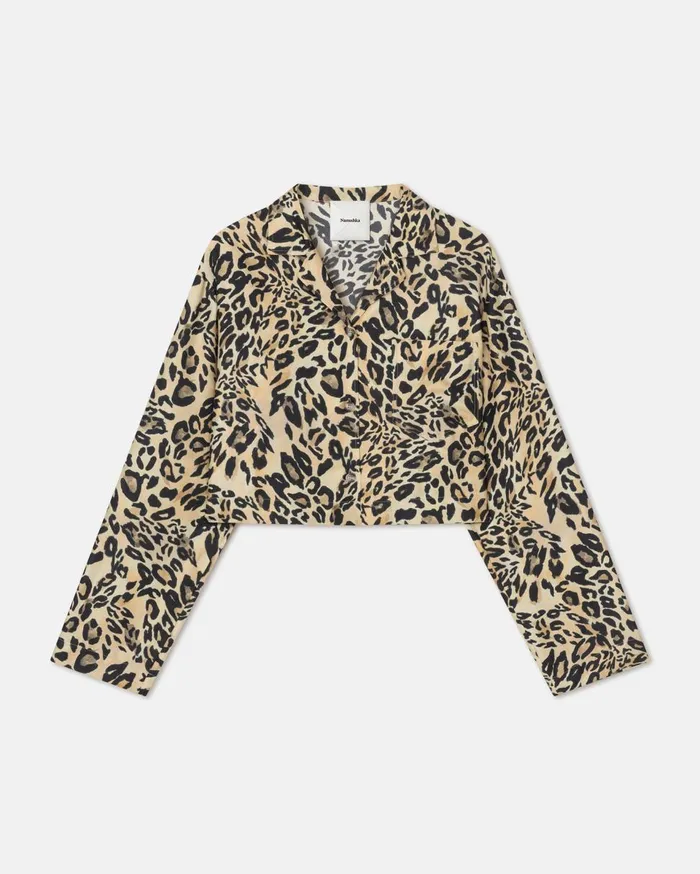 Nanushka Tops Vally Leopard 8211 Women