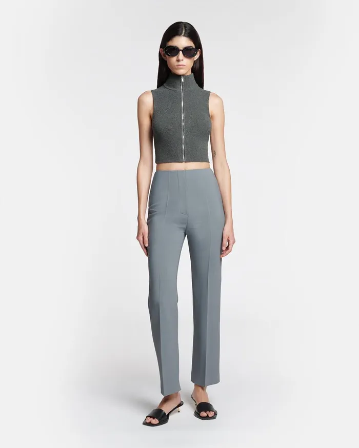 Nanushka Trousers Erinna Steel Blue 8211 Women