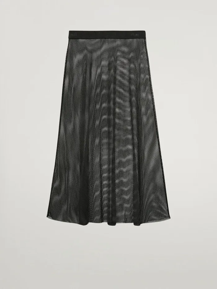 Net Evolution Skirt Black Women Wolford Dresses and Skirts