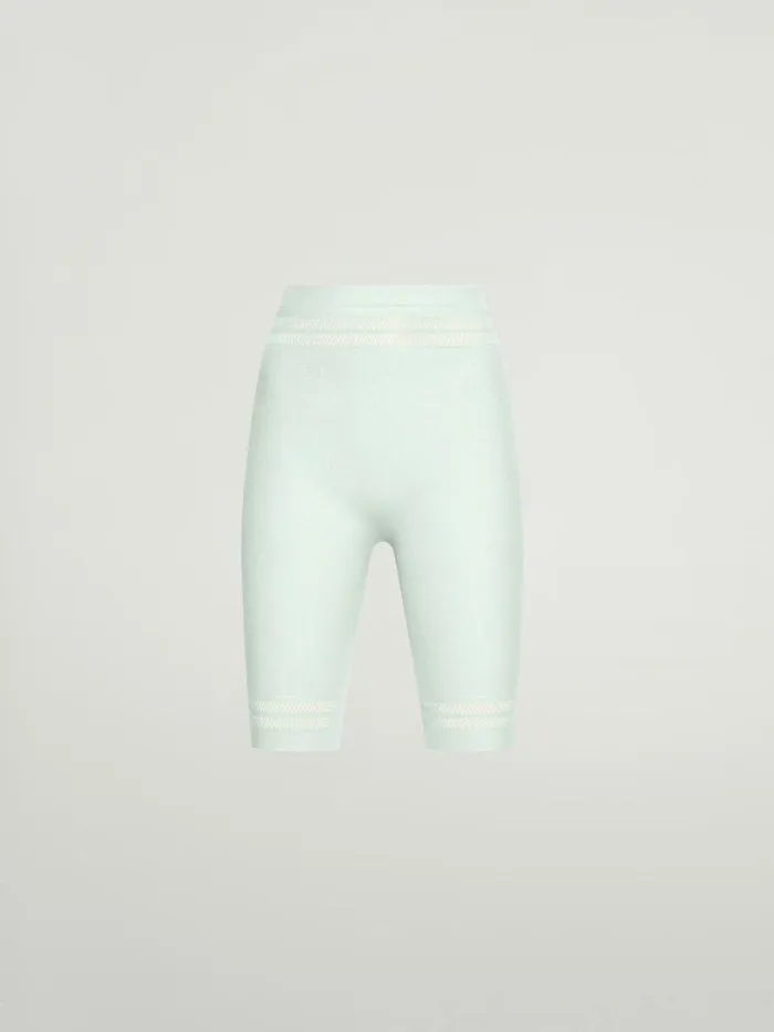 Net Lines Biker Aqua Women Wolford Shorts