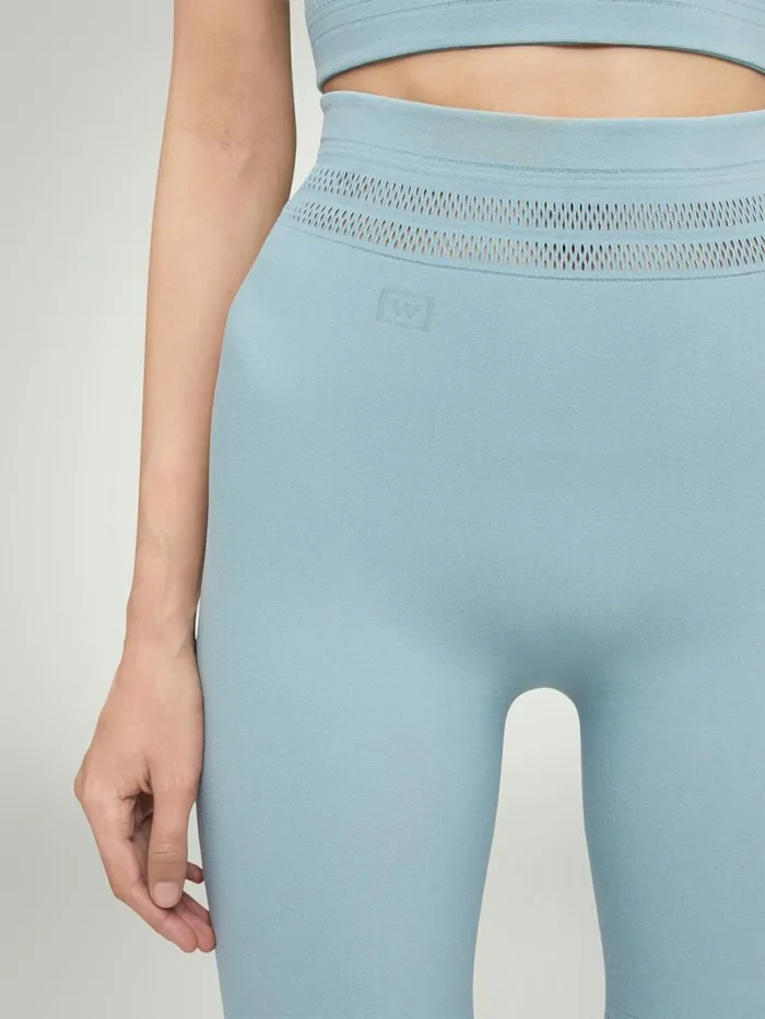 Net Lines Biker Sky Women Wolford Shorts