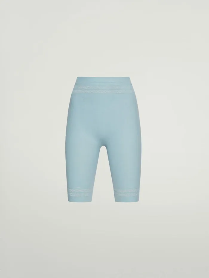 Net Lines Biker Sky Women Wolford Shorts