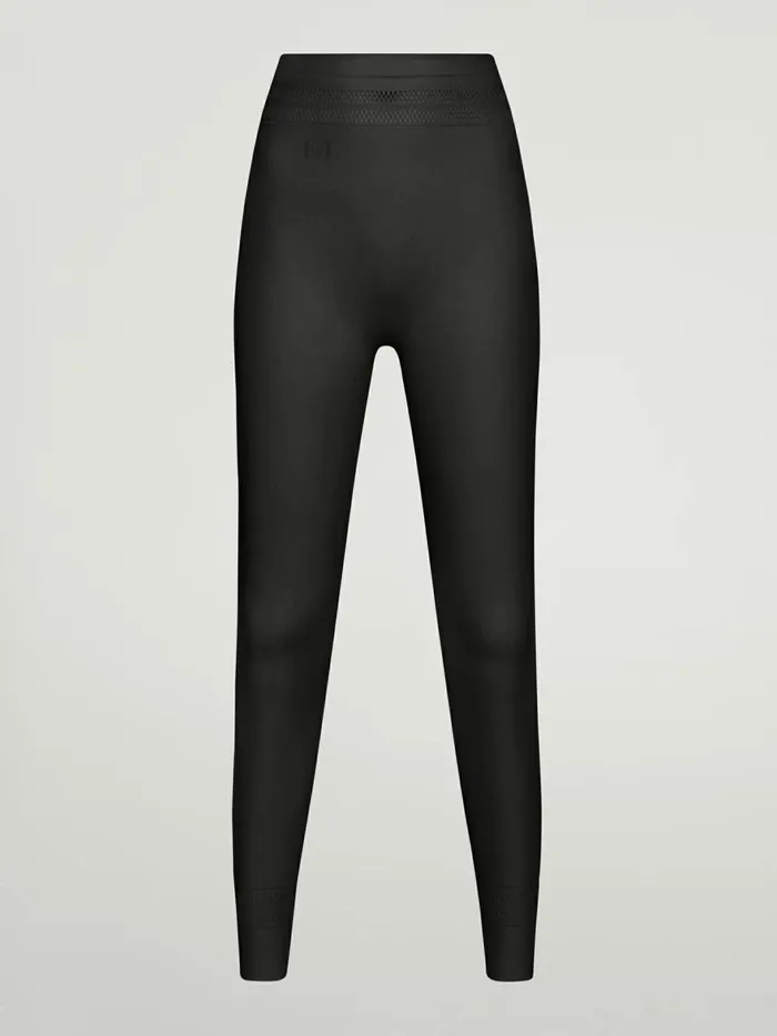 Net Lines Leggings Black Women Wolford Athleisure Leggings