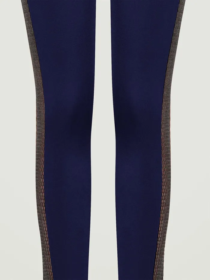 Net Overlay Leggings Indigo Berryblack Women Wolford Leggings