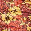 Orange and Yellow Tropical Floral Mimosa Tube Top Clothing Unique Vintage Blouses