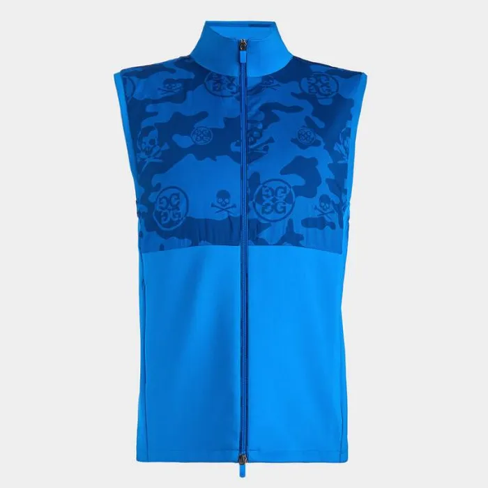 Outerwear Men GFORE EXPLODED CAMO STRETCH TECH INTERLOCK PERFORMER VEST Surf