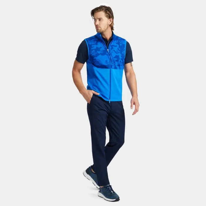 Outerwear Men GFORE EXPLODED CAMO STRETCH TECH INTERLOCK PERFORMER VEST Surf