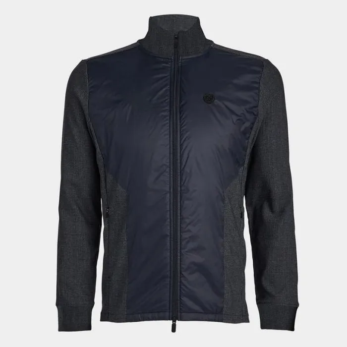 Outerwear Men GFORE GLEN PLAID TRACK JACKET Onyx