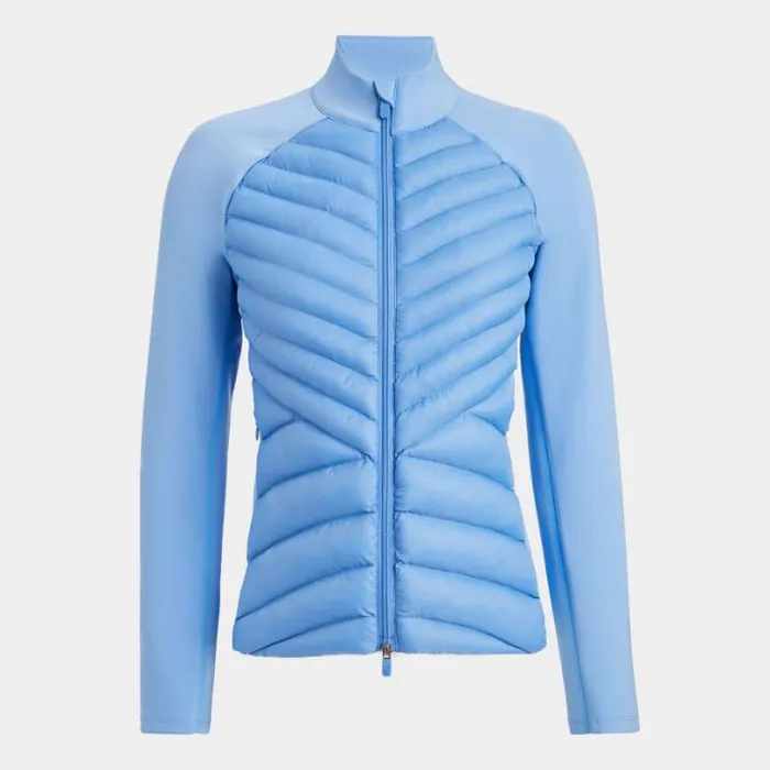 Outerwear Women GFORE HYBRID QUILTED STRETCH TECH INTERLOCK JACKET Dawn