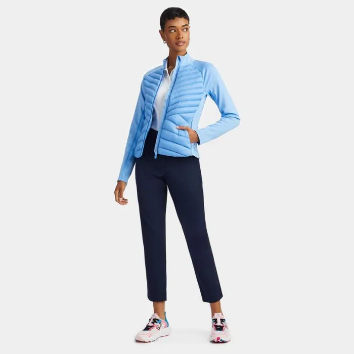 Outerwear Women GFORE HYBRID QUILTED STRETCH TECH INTERLOCK JACKET Dawn