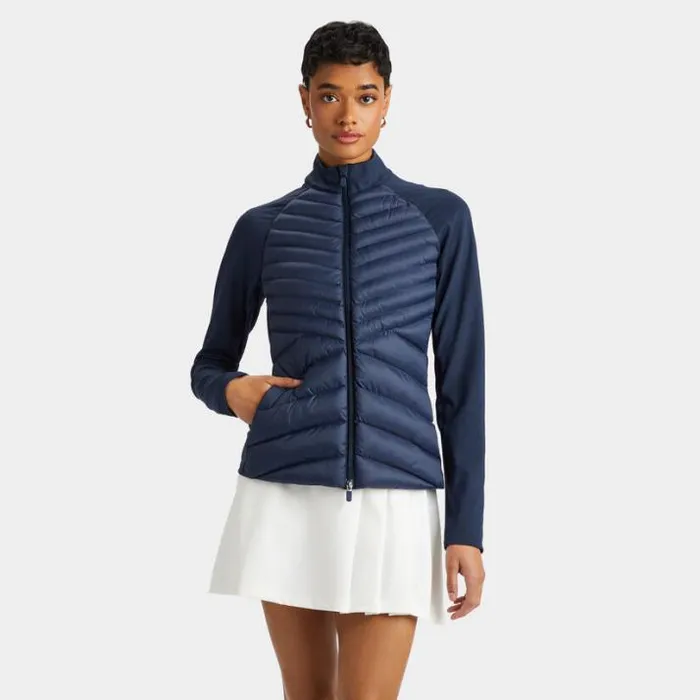 Outerwear Women GFORE HYBRID QUILTED TECH INTERLOCK JACKET Twilight