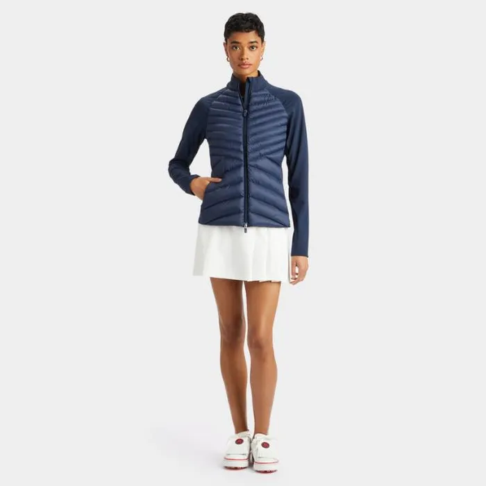 Outerwear Women GFORE HYBRID QUILTED TECH INTERLOCK JACKET Twilight