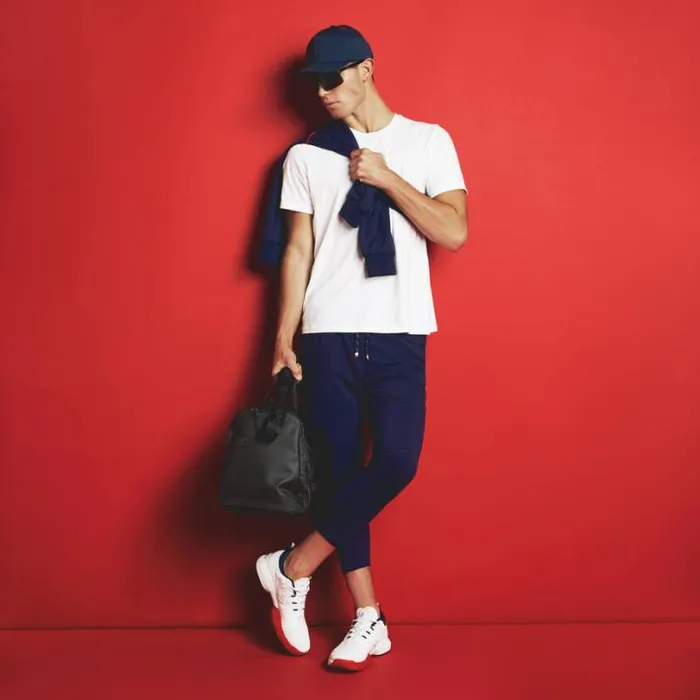 Pants Men GFORE SOFT TECH OPS INTERLOCK 34 LEGGING Patriot Navy
