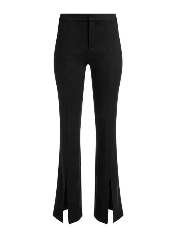 Pants Women Alice Olivia PRINCESS CONTRAST PIPING PANT Blackoff White
