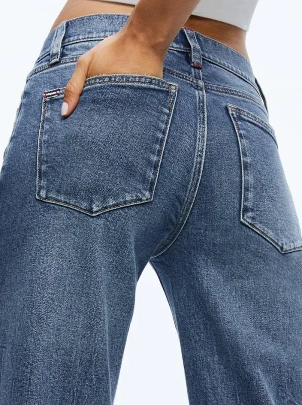 Pants Women Alice Olivia ROXIE KICK FLARE JEAN Brooklyn Blue