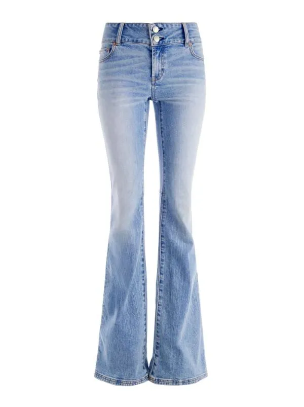 Pants Women Alice Olivia STACEY LOW RISE BELL BOTTOM JEAN Bay Blue