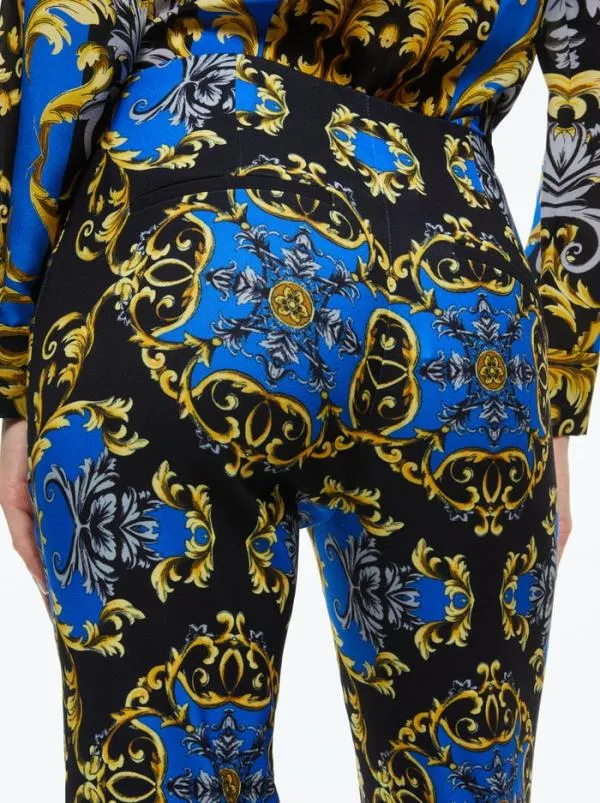 Pants Women Alice Olivia TEENY FIT FLARE BOOTCUT PANT Regal Romance Sapphire