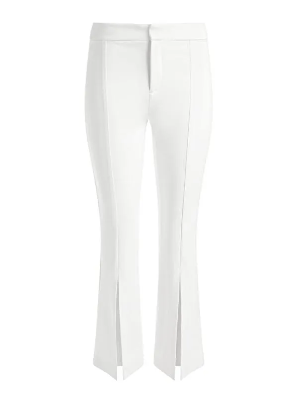 Pants Women Alice Olivia WALKER SLIT HEM PANT Off White