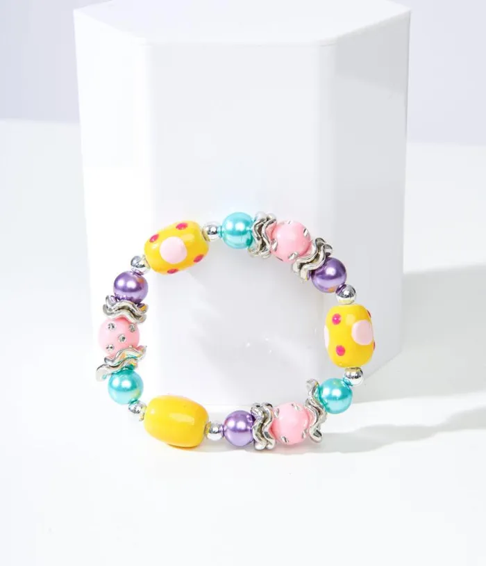 Pastel Easter Egg Bracelet Accessories Unique Vintage Bracelets