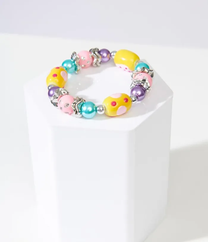 Pastel Easter Egg Bracelet Accessories Unique Vintage Bracelets