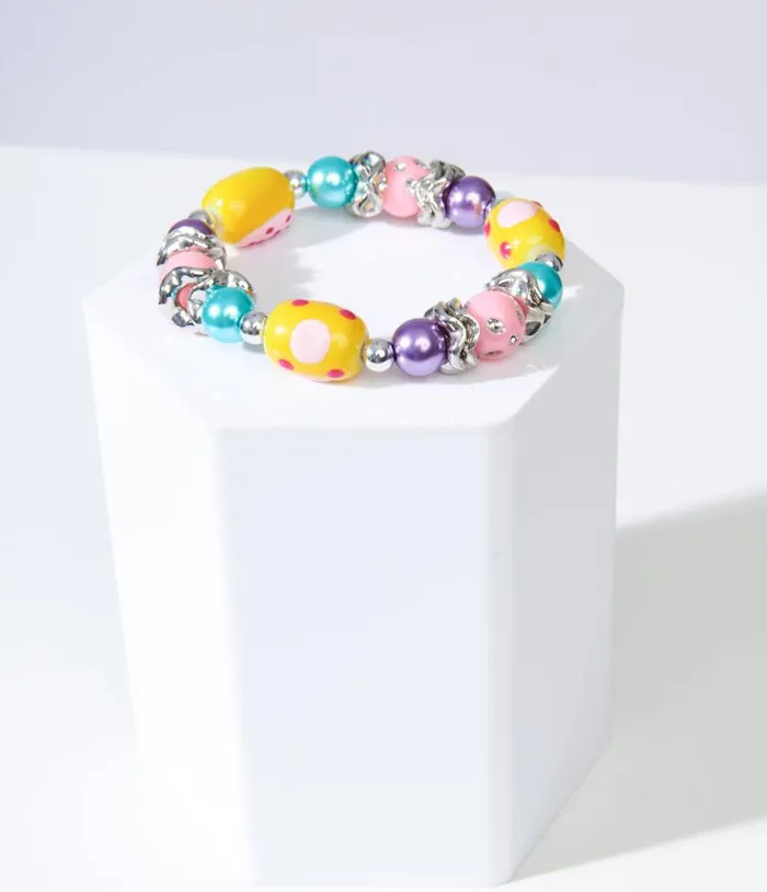 Pastel Easter Egg Bracelet Accessories Unique Vintage Bracelets