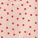 Pink and Red Hearts Gwen Blouse Clothing Unique Vintage Blouses