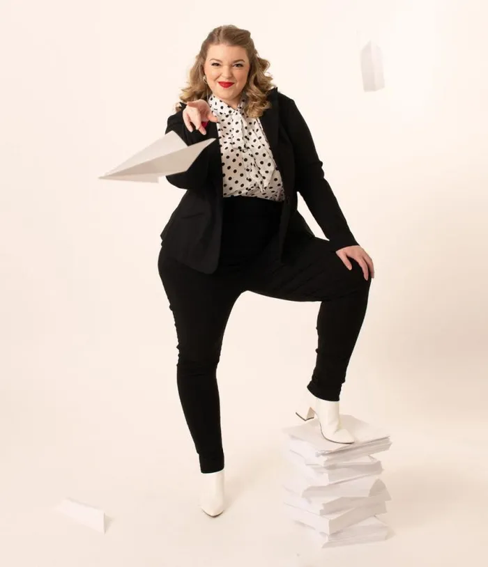 Plus Size 1950s Black High Waist Rizzo Cigarette Pants ClothingPlus Unique Vintage Pants