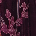 Plus Size 1960s Purple Floral Burnout Velvet Maxi Dress DressesPlus Unique Vintage Midi and Maxi
