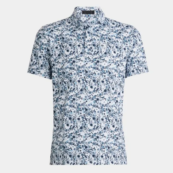 Polos and Shirts Men GFORE BOTANIC GARDEN TECH JERSEY MODERN SPREAD COLLAR POLO Ink Polos and Shirts Men GFORE BOTANIC GARDEN TECH JERSEY MODERN SPREAD COLLAR POLO Ink