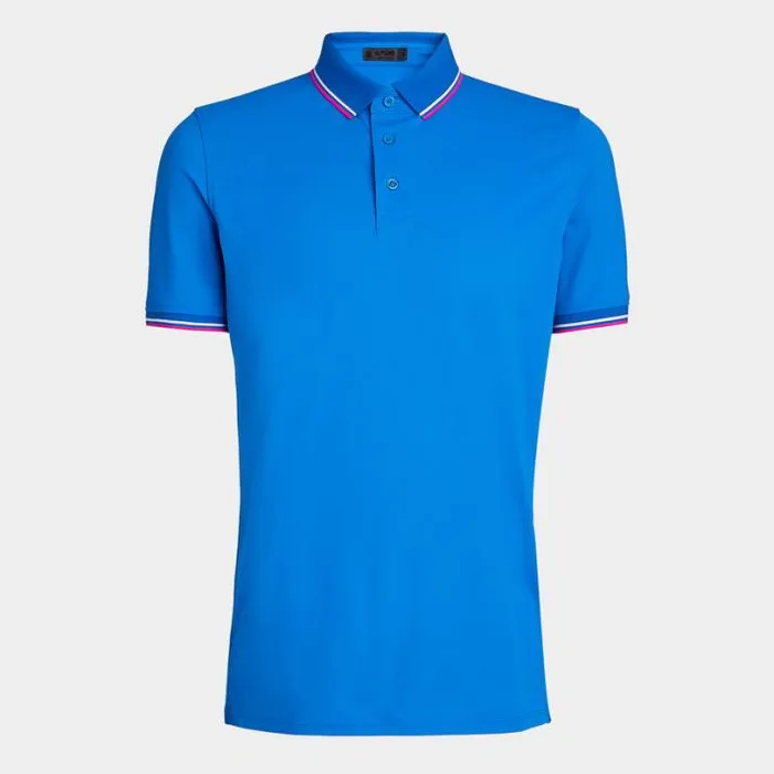 Polos and Shirts Men GFORE CONTRAST DUAL LINES BANDED SLEEVE TECH PIQU POLO Racer Polos and Shirts Men GFORE CONTRAST DUAL LINES BANDED SLEEVE TECH PIQU POLO Racer