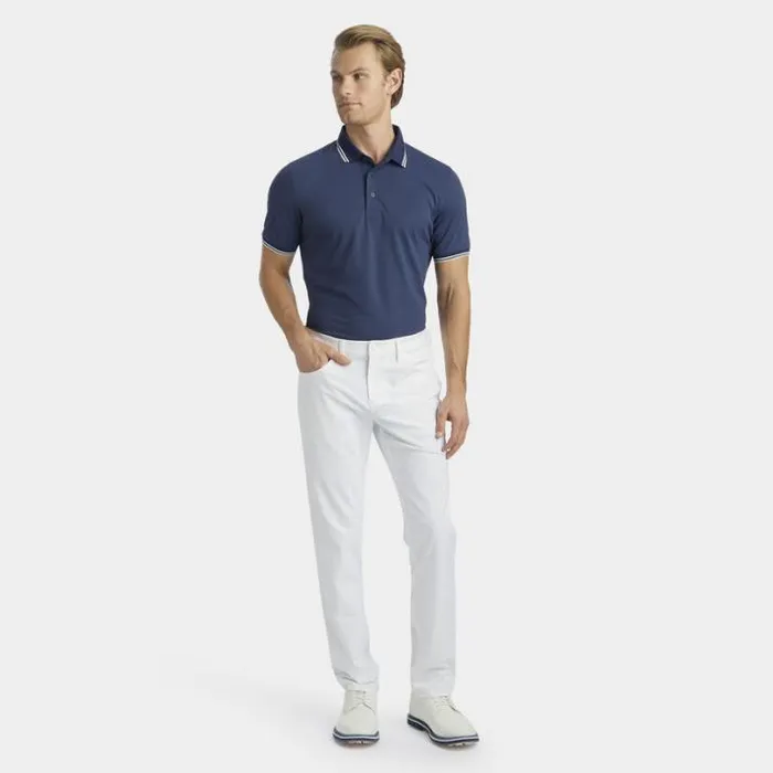 Polos and Shirts Men GFORE DUAL LINES BANDED SLEEVE TECH PIQU POLO Ink
