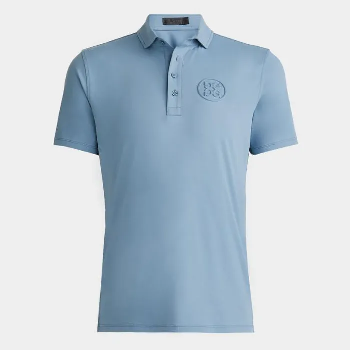 Polos and Shirts Men GFORE EMBOSSED CIRCLE G039S TECH JERSEY MODERN SPREAD COLLAR POLO Fjord Polos and Shirts Men GFORE EMBOSSED CIRCLE G039S TECH JERSEY MODERN SPREAD COLLAR POLO Fjord