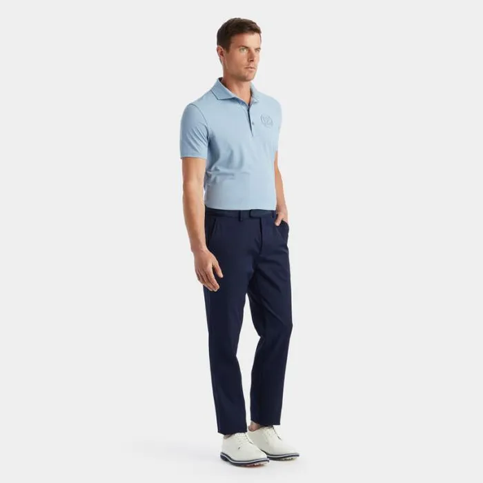 Polos and Shirts Men GFORE EMBOSSED CIRCLE G039S TECH JERSEY MODERN SPREAD COLLAR POLO Fjord