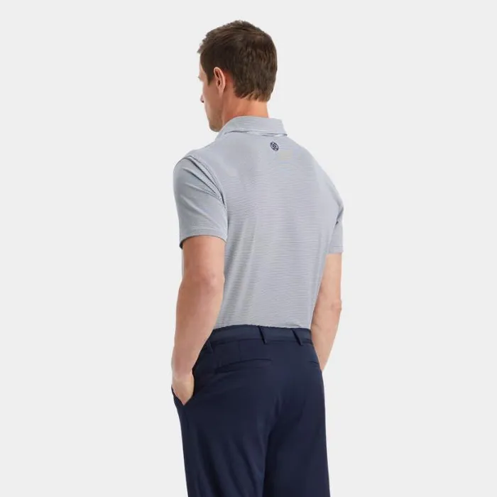 Polos and Shirts Men GFORE FEEDER STRIPE TECH JERSEY POLO Twilight