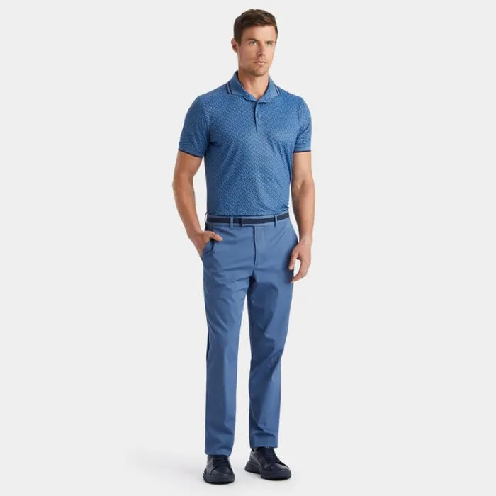 Polos and Shirts Men GFORE G LINK BANDED SLEEVE TECH JERSEY POLO Slate