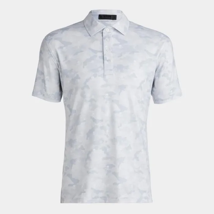 Polos and Shirts Men GFORE ICON CAMO TECH JERSEY MODERN SPREAD COLLAR POLO Snow Polos and Shirts Men GFORE ICON CAMO TECH JERSEY MODERN SPREAD COLLAR POLO Snow