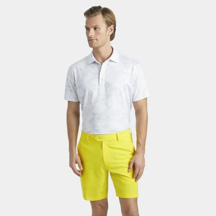 Polos and Shirts Men GFORE ICON CAMO TECH JERSEY MODERN SPREAD COLLAR POLO Snow