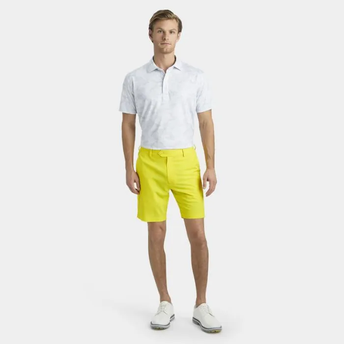 Polos and Shirts Men GFORE ICON CAMO TECH JERSEY MODERN SPREAD COLLAR POLO Snow