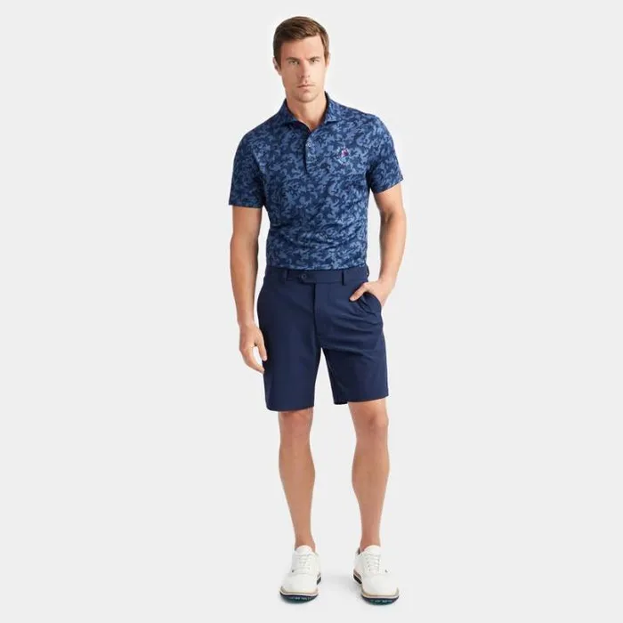 Polos and Shirts Men GFORE Limited Edition 2024 US Open MAPPED ICON CAMO TECH JERSEY POLO Twilight
