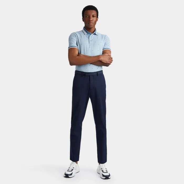 Polos and Shirts Men GFORE MINI STARS BANDED SLEEVE TECH PIQU POLO Fjord