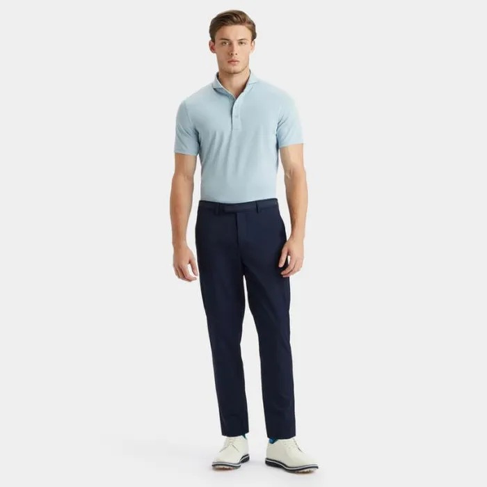 Polos and Shirts Men GFORE RIB GUSSET TECH PIQU MODERN SPREAD COLLAR POLO Drizzle