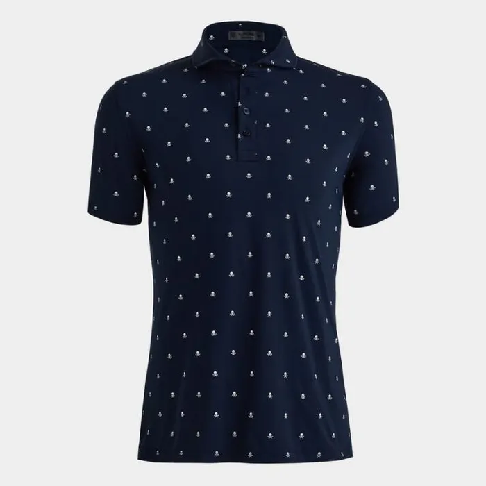 Polos and Shirts Men GFORE SKULL and T039S ICE NYLON MODERN SPREAD COLLAR POLO Twilight Polos and Shirts Men GFORE SKULL and T039S ICE NYLON MODERN SPREAD COLLAR POLO Twilight