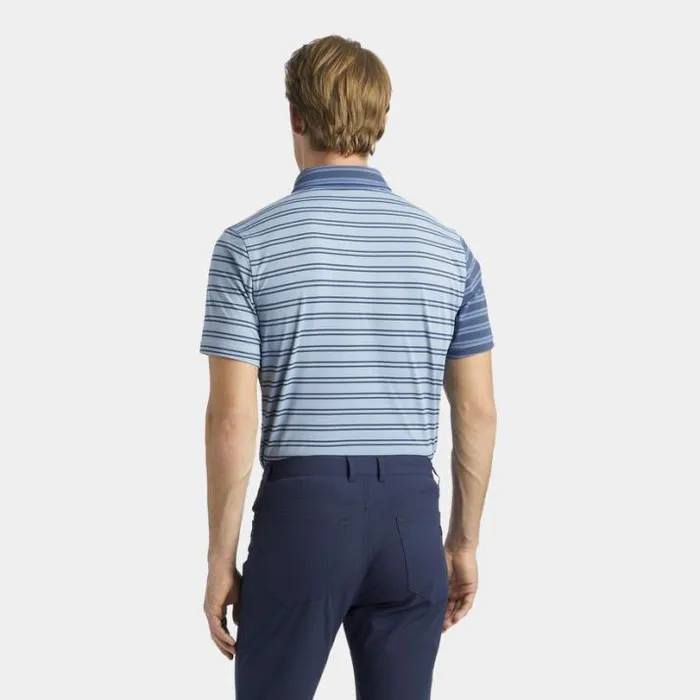 Polos and Shirts Men GFORE SPLIT STRIPE CONTRAST TECH JERSEY POLO Fjord