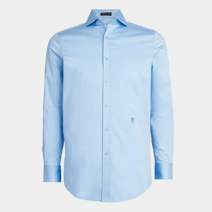 Polos and Shirts Men GFORE STRETCH ICE WOVEN MODERN SPREAD COLLAR SHIRT Baja