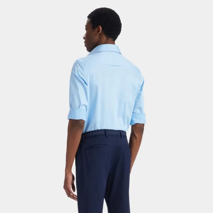 Polos and Shirts Men GFORE STRETCH ICE WOVEN MODERN SPREAD COLLAR SHIRT Baja