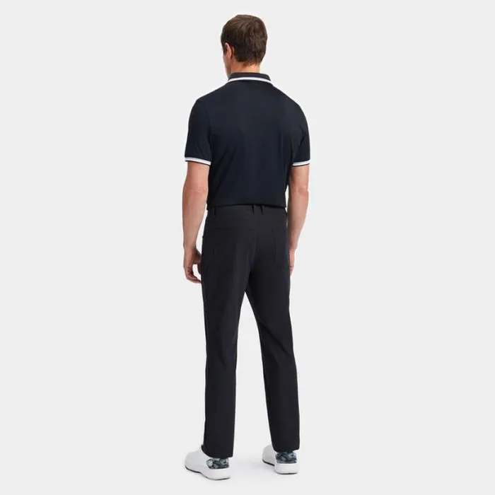 Polos and Shirts Men GFORE TUX TECH JERSEY BANDED SLEEVE POLO Onyx